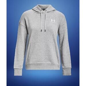 $60 Under Armour Womens Essential Fleece hoodie sweatshirt  1373033 Size Medium